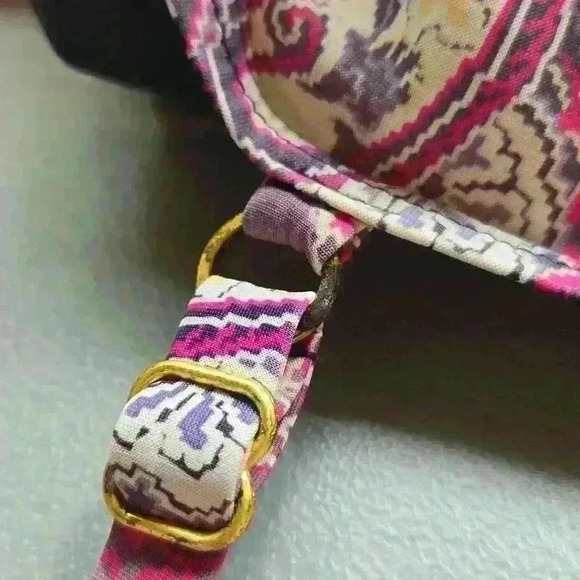 Lands' End Women's One Piece Pink Paisley Swimsuit 50s Style Size 12 - Picture 10 of 10